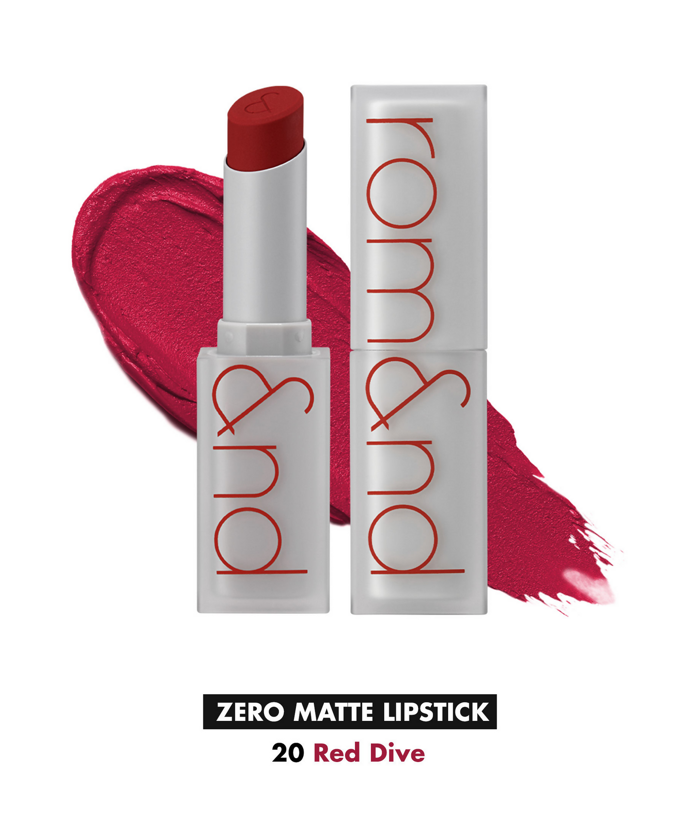 Rom&nd Zero Matte Lipstick - 20 Red Dive