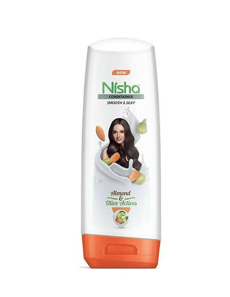 nisha smooth and silky hair conditioner with almond and olive actives buy in usa