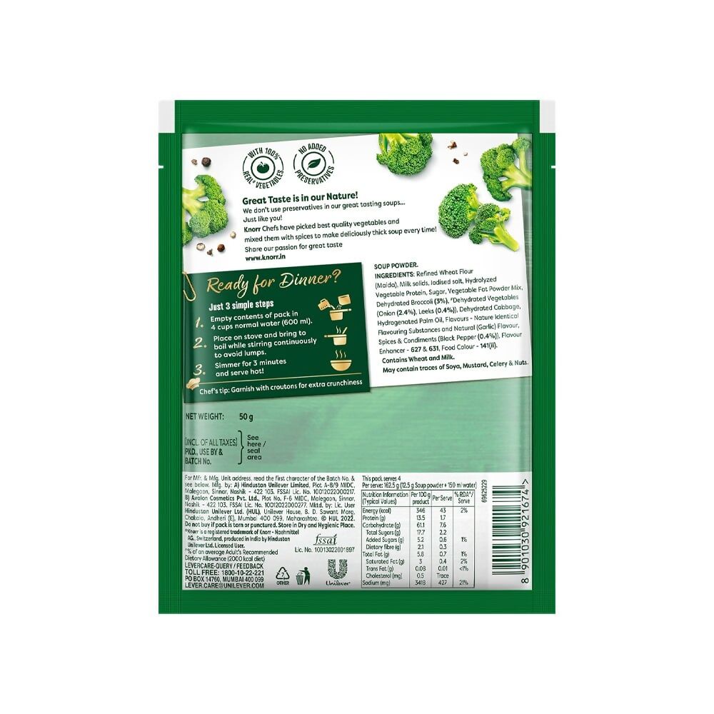 Knorr Cream Of Broccoli Soup