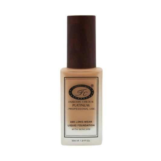 Fashion Colour 24HR Long Wear Liquid Foundation-Golden (Dark Skin Tone)