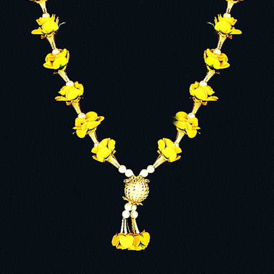 Buy Sri Rudra Yellow Rose & Moti Mala (SR 0176)