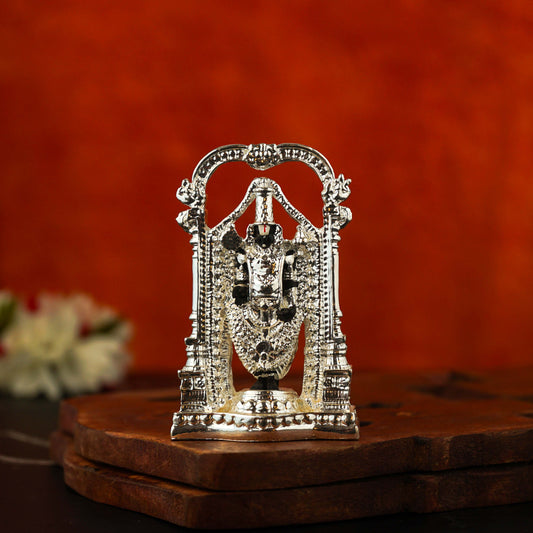 Buy Sri Rudra Arch Balaji Small 3 Inch Silver Plated SR03175