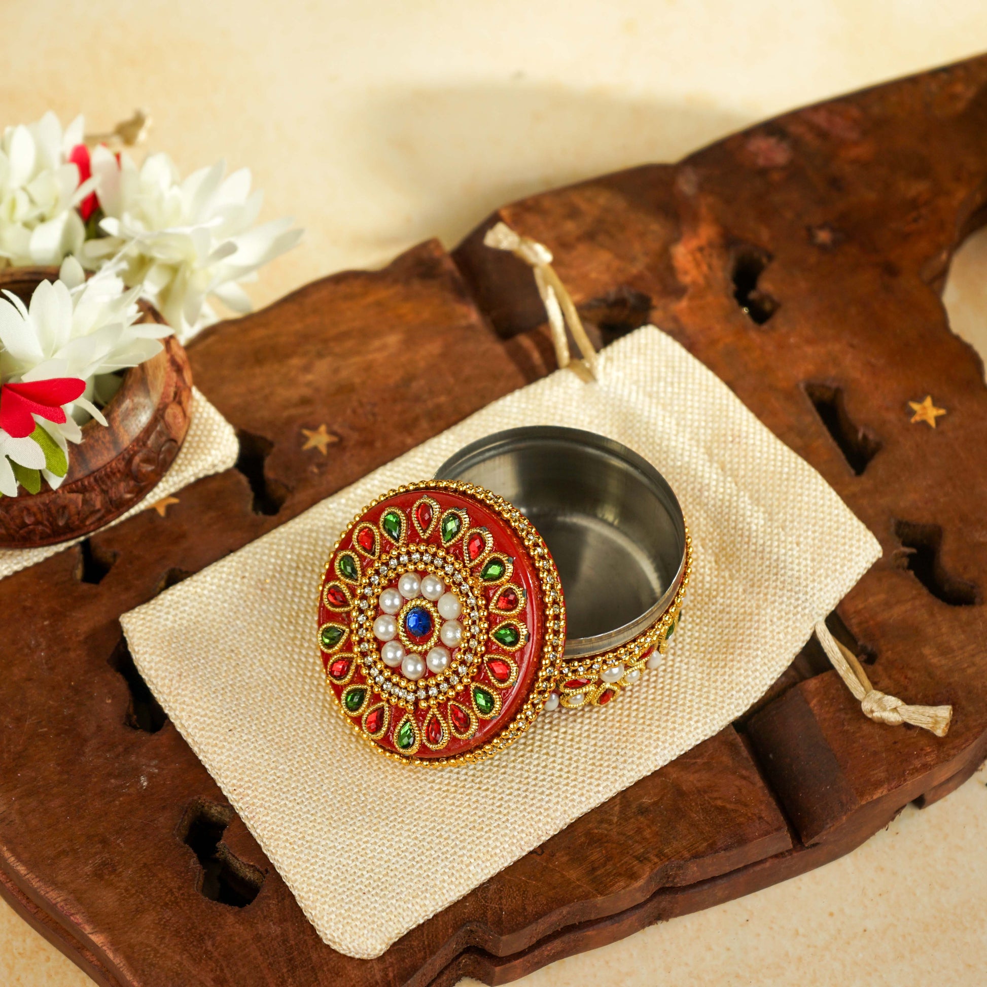 Buy Sri Rudra Decorative Jewellery Box Mini (SR 01713)