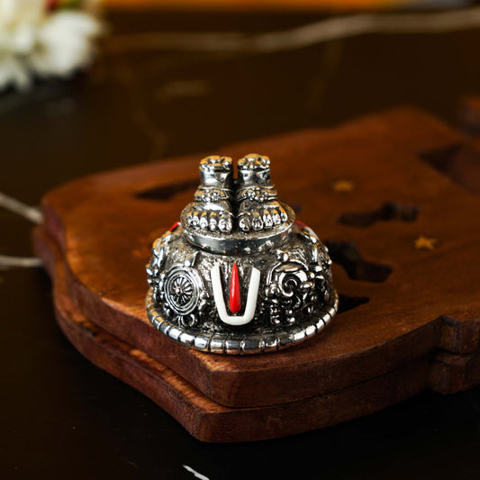 Buy Sri Rudra Silver Plated Balaji Charan (SR02458)