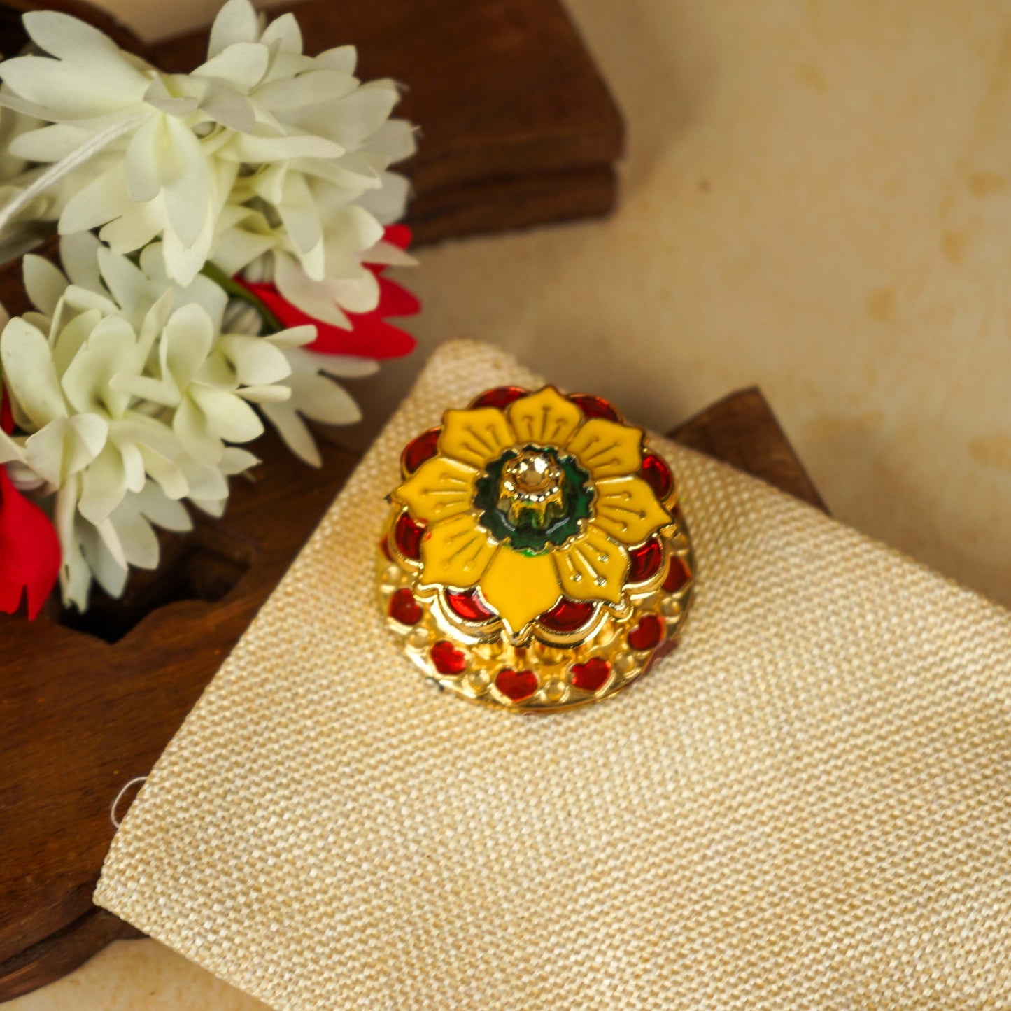 Buy Sri Rudra Fiber Gold Kumkum Bharani (SR 01946)