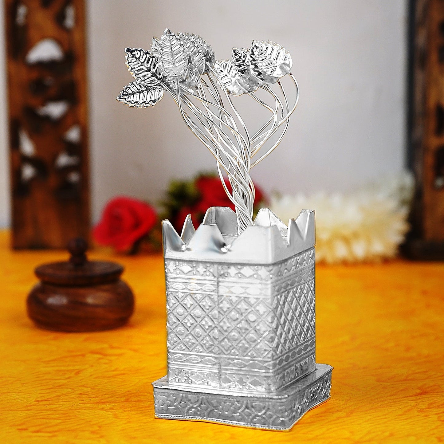 Buy Sri Rudra German Silver Tulasi (SR 02734)