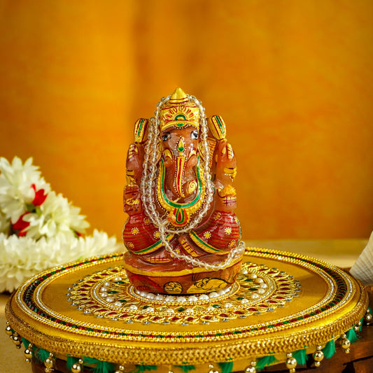 Buy Sri Rudra Natural Rose Ganesh (SR01286)