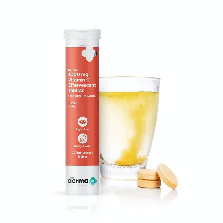 The Derma Co 1000 mg Vitamin C Effervescent Tablets For Skin Radiance - Drmedicart
