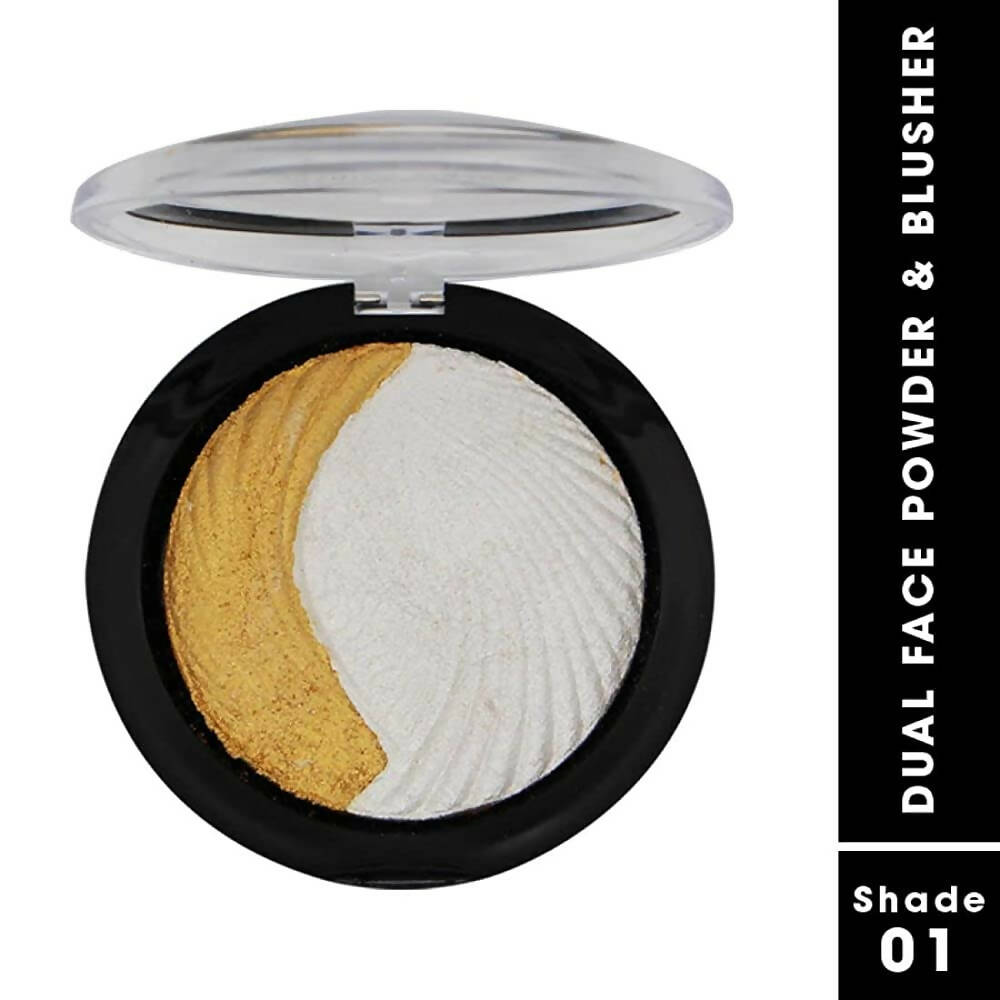 Fashion Colour Dual Face Powder and Blusher-Shade 01 (Body High)