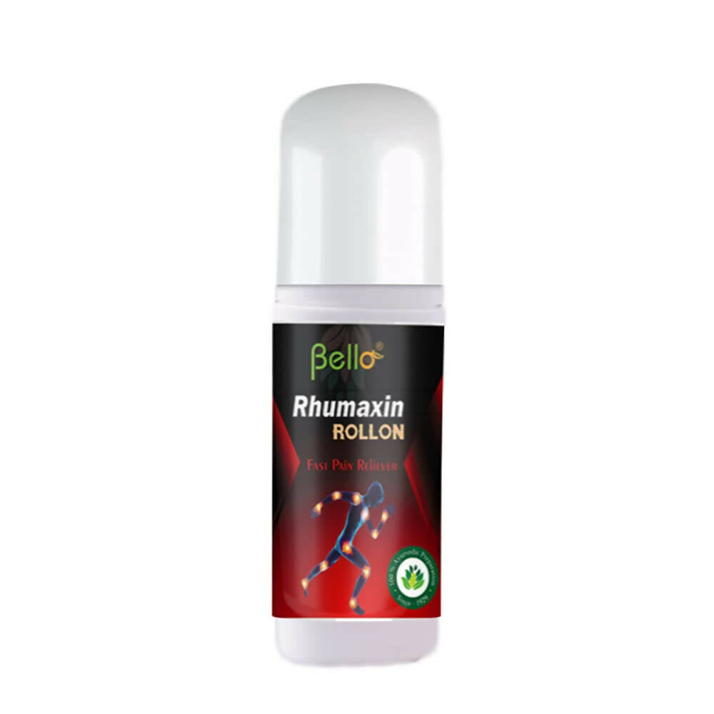 Bello Herbals Rhumaxin Rollon for Fast Herbal Pain Relief Liniment