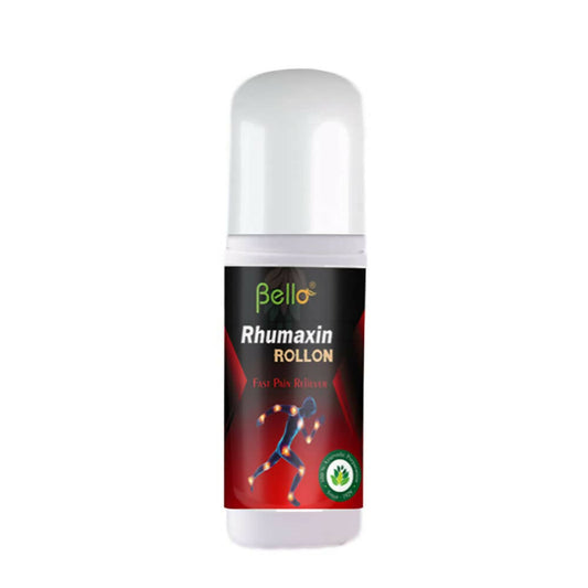 Bello Herbals Rhumaxin Rollon for Fast Herbal Pain Relief Liniment