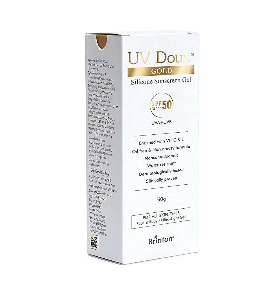 Brinton UV Doux Gold Silicone Sunscreen Gel SPF 50