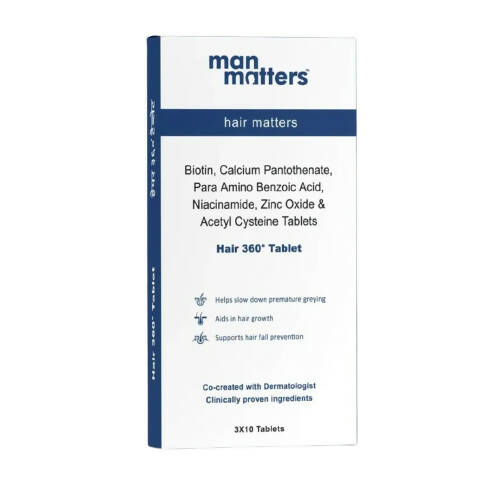 Man Matters Hair 360 Tablets - DrMediCart