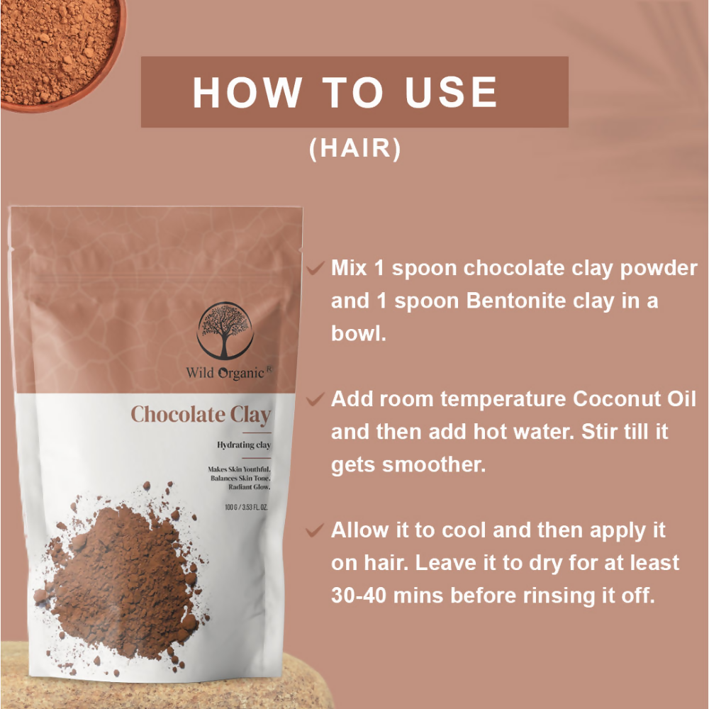 Wild Organic Chocolate Hydrating Clay Powder