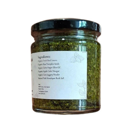 Satjeevan Organic Basil Pesto Sauce