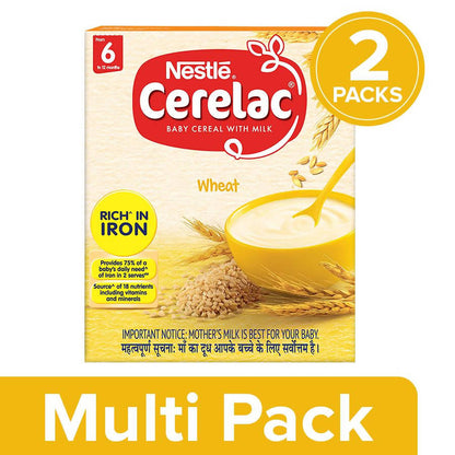 Buy Nestle Cerelac Baby Cereal with Milk - Wheat, From 6-12 Months from DrMediCart, Ship from India to USA