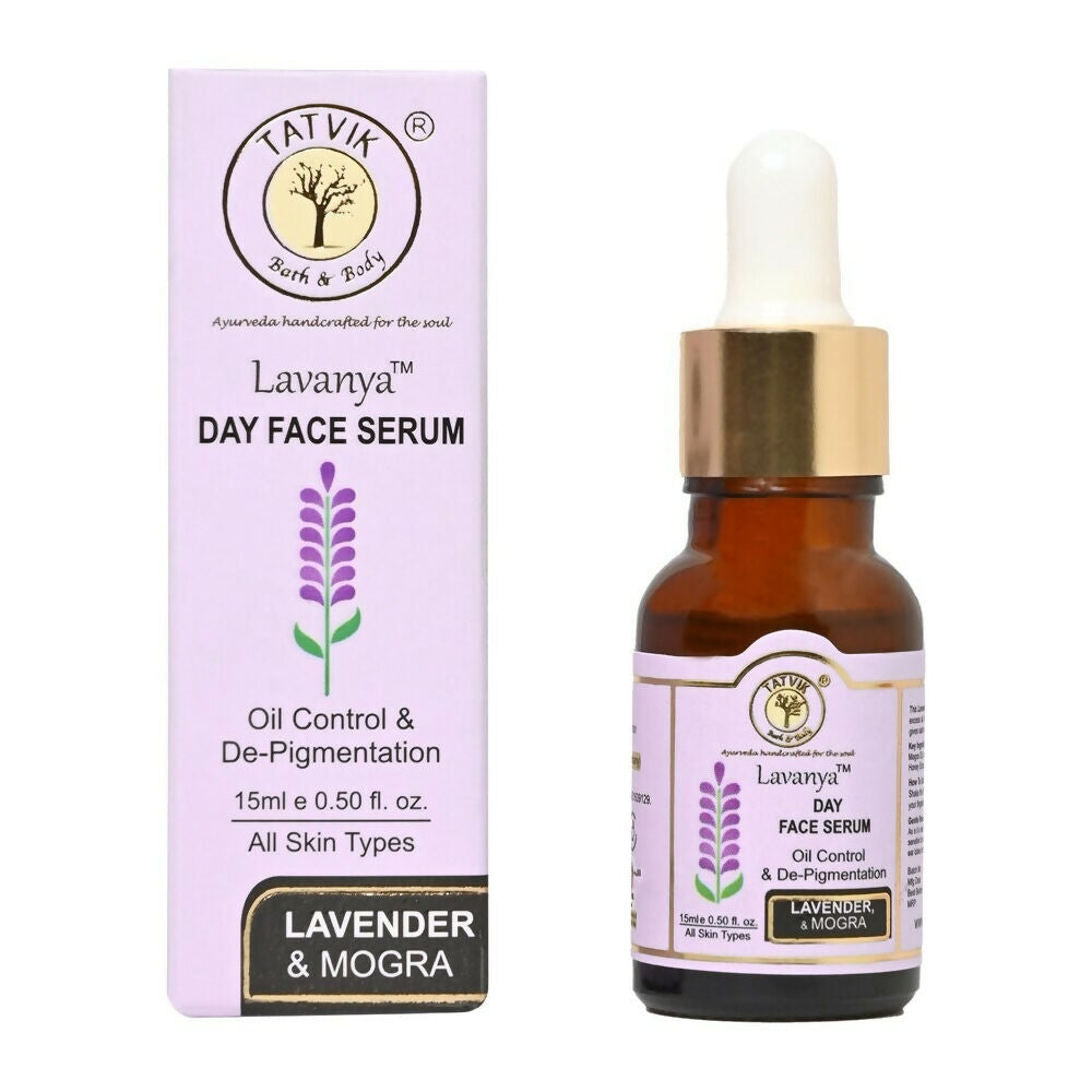 Tatvik Ayurveda Lavanya Day Face Serum (Lavender & Mogra)