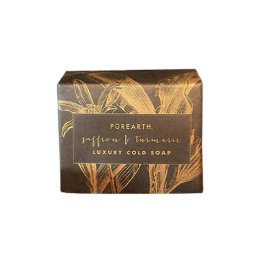 Buy Purearth Saffron & Turmeric Luxury Cold Soap from DrMediCart, Ship from India to USA