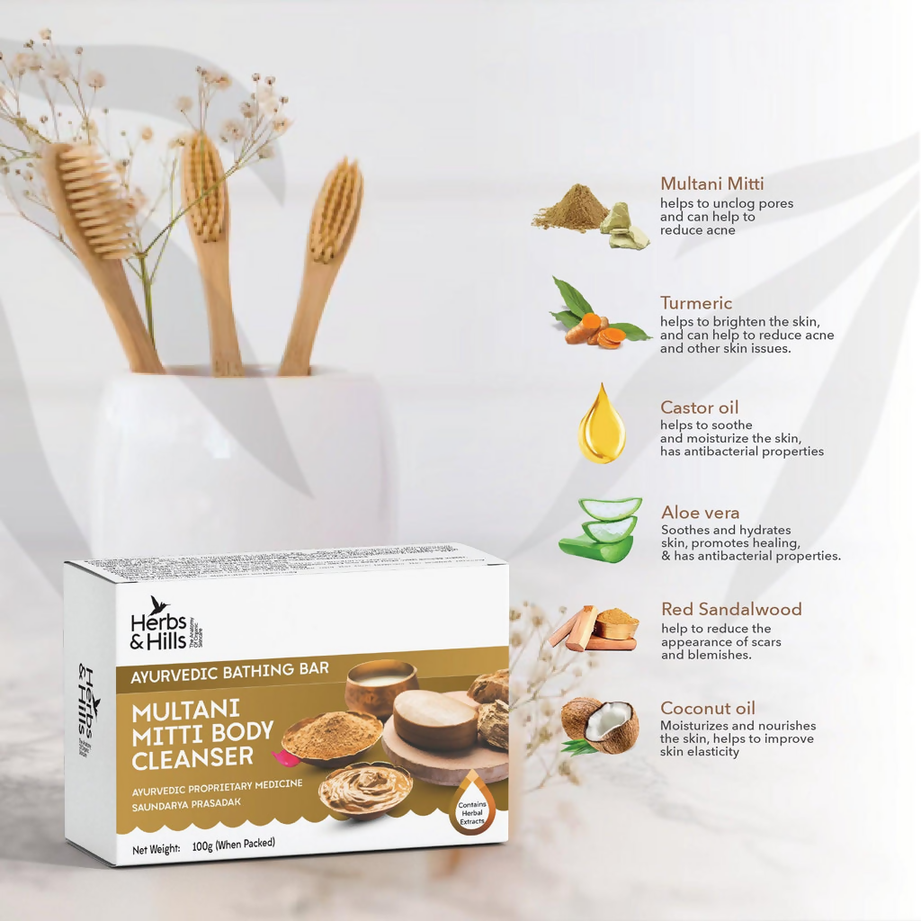 Herbs & Hills Multani Mitti Body Cleanser