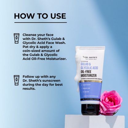 Dr. Sheth's Gulab & Glycolic Acid Oil-Free Moisturizer