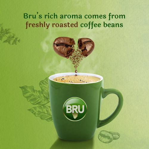 BRU Instant Coffee Powder - Rich Aroma Granules
