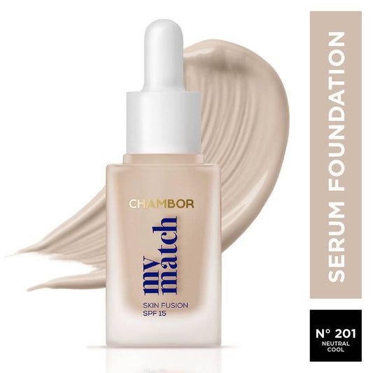 Buy Chambor My Match SPF 15 Skin Fusion Serum Foundation - 201 Neutral Cool from DrMediCart, Ship from India to USA