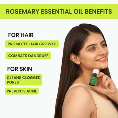 Alps Goodness Rosemary Hair Essentials Kit - Rosemary Water Spray , Rosemary Essential Oil & Rosemary & Curry Leaf Powder