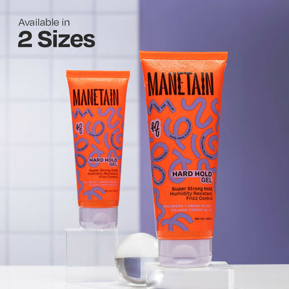 Manetain Hard Hold Gel For Curly & Wavy Hair