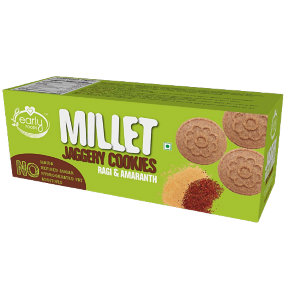 Early Foods Ragi Amaranth Jaggery Millet Cookies