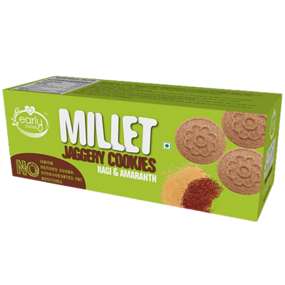Early Foods Ragi Amaranth Jaggery Millet Cookies