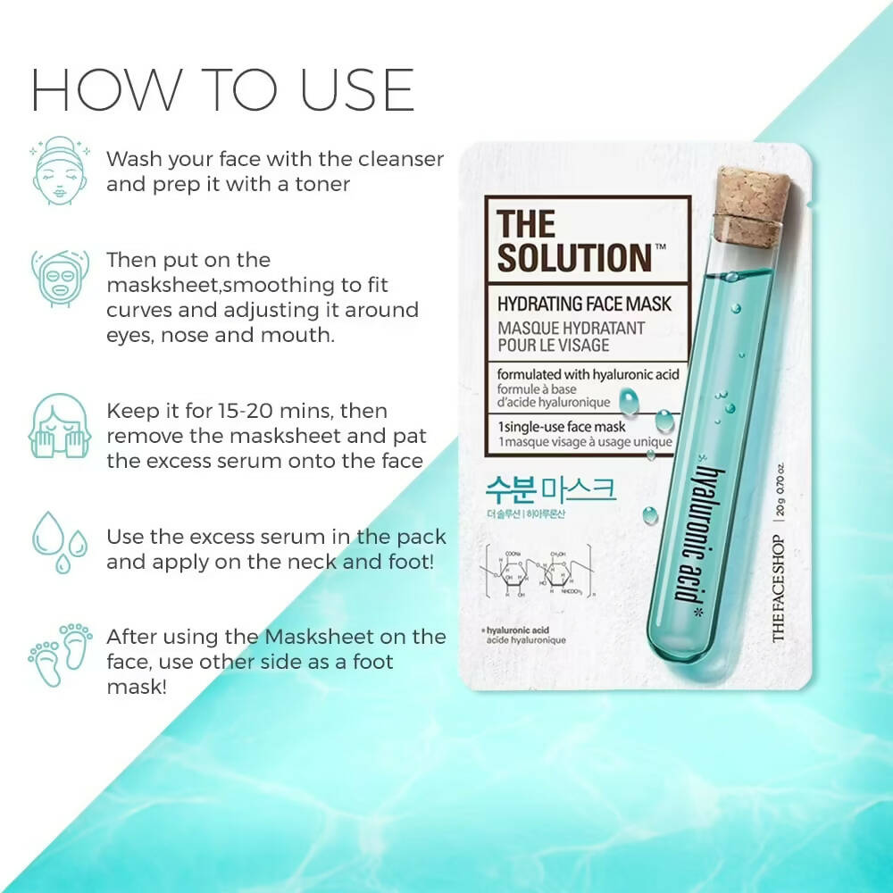 The Face Shop The Solution Hydrating Face Mask - DrMediCart