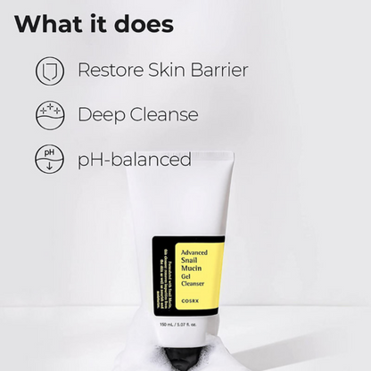 Cosrx Advanced Snail Mucin Gel Cleanser