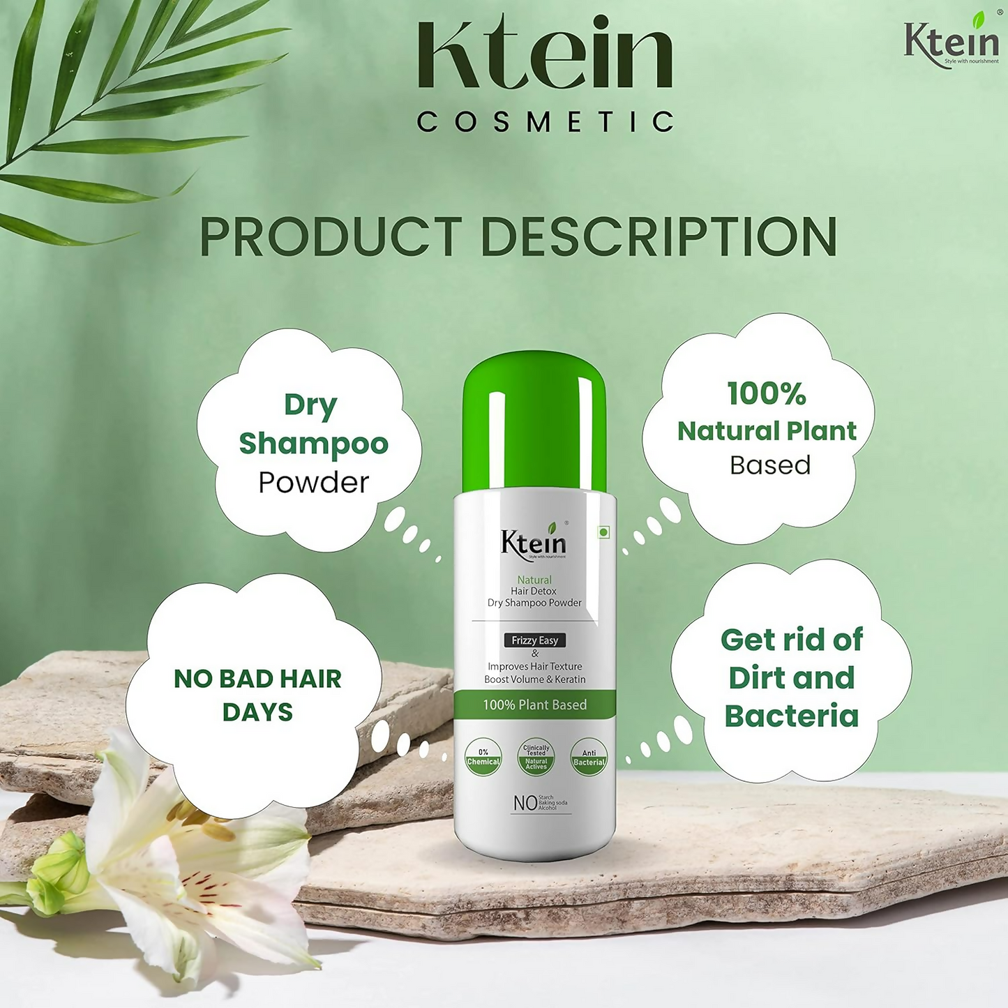 Ktein Natural Detox Dry Shampoo