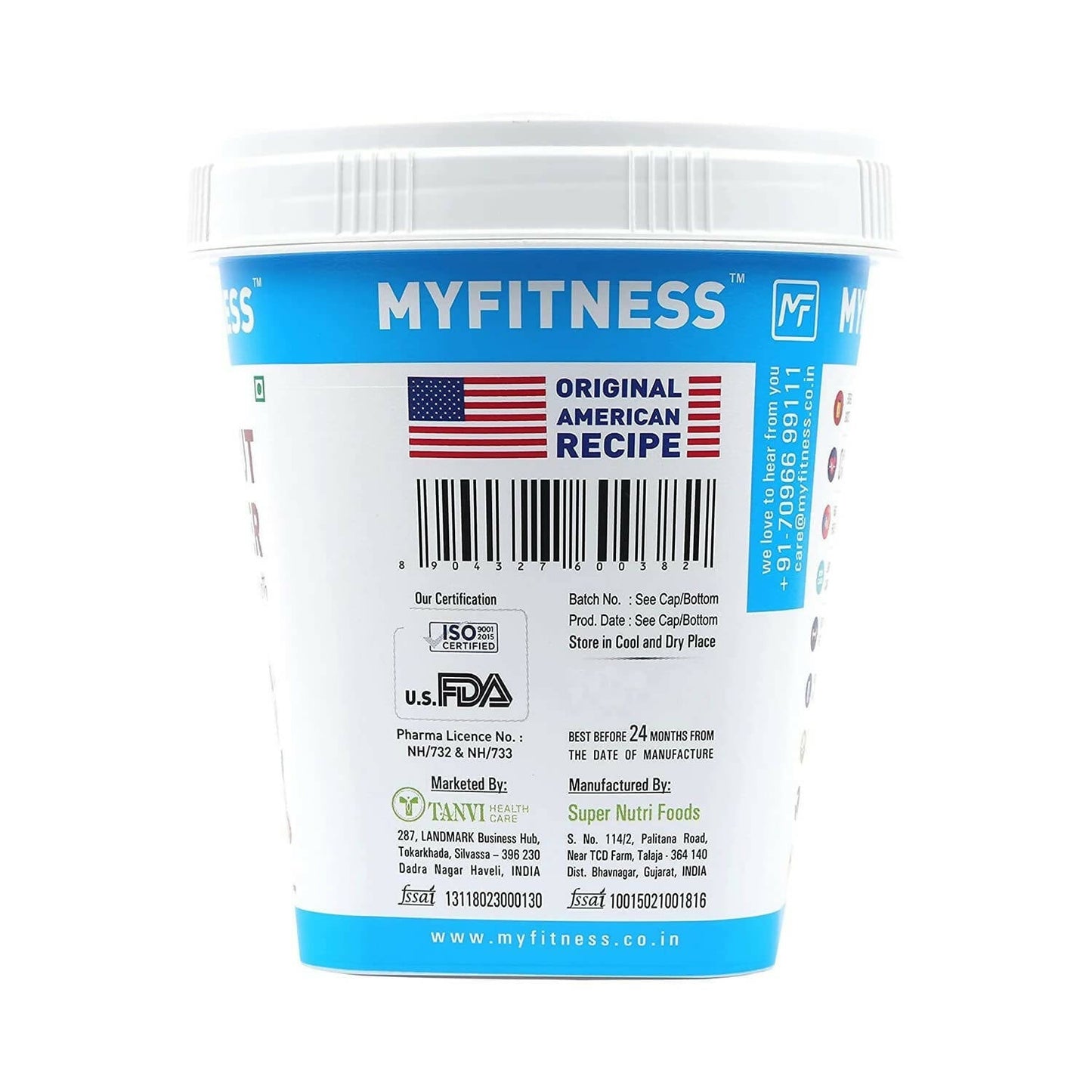 Myfitness Chocolate Peanut Butter Smooth