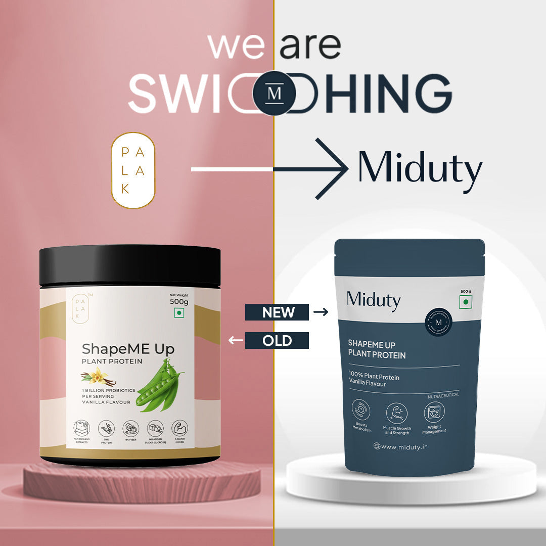 Miduty by Palak Notes Shapeme Up Plant Protein Powder