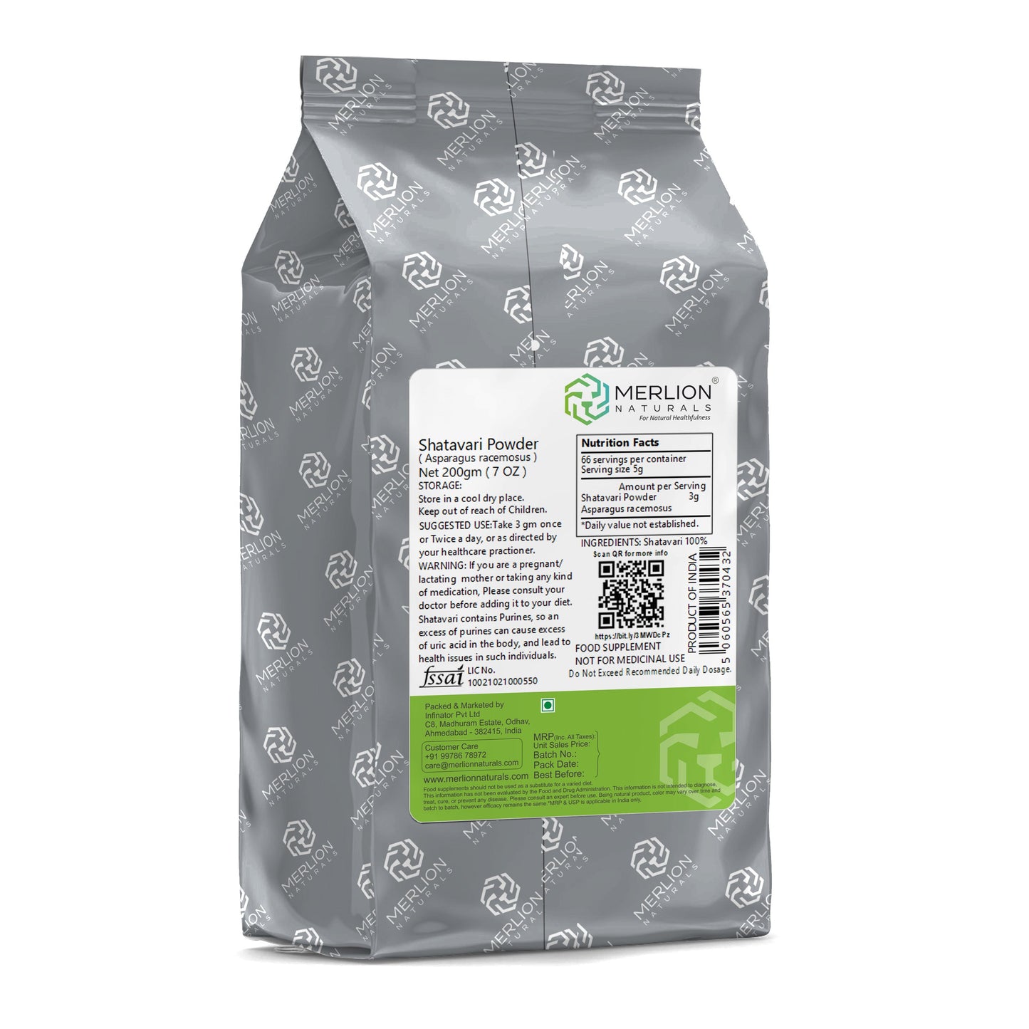 Merlion Naturals Shatavari Root Powder