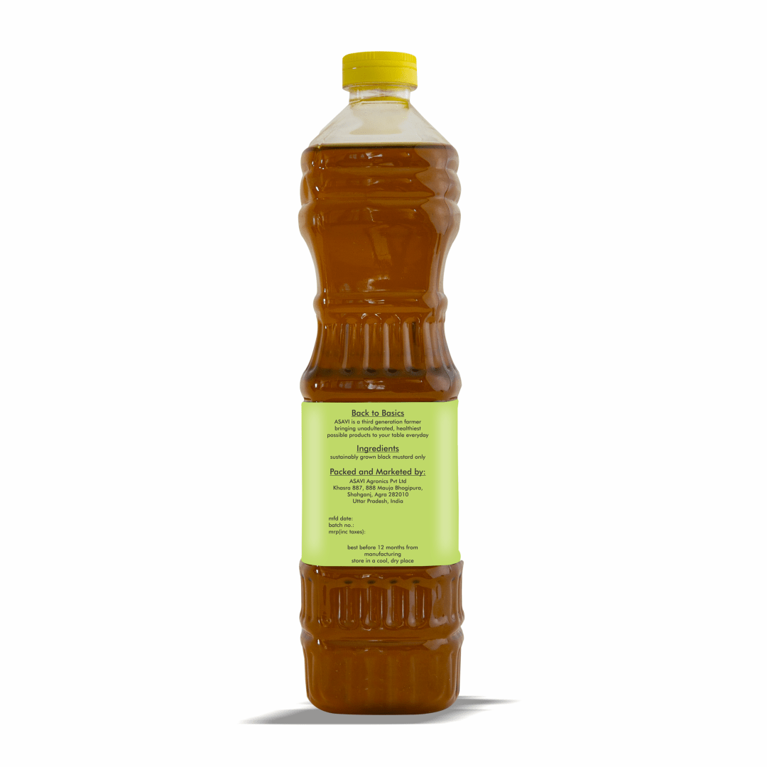 Asavi Cold Pressed Black Mustard Oil