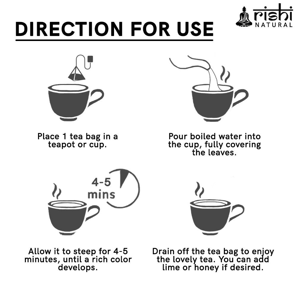 Rishi Natural Anti Grey Hair Herbal Tea