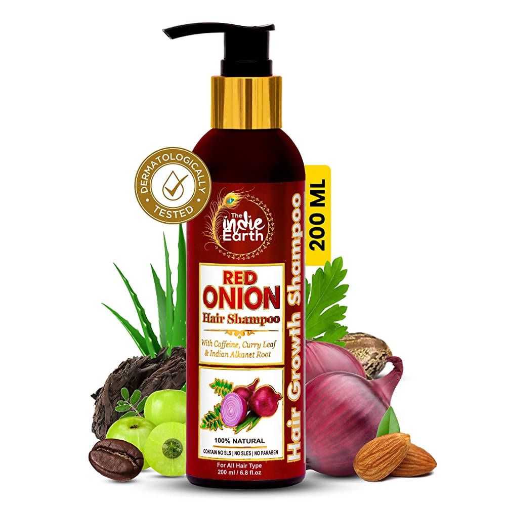 The Indie Earth Red Onion Hair Shampoo - Drmedicart