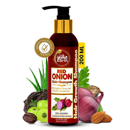 The Indie Earth Red Onion Hair Shampoo - Drmedicart