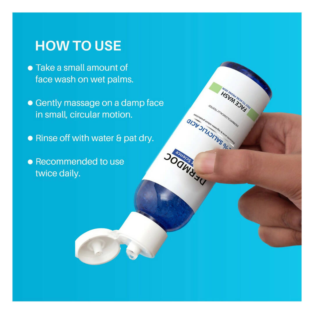 dermdoc salicylic acid face wash buy in usa