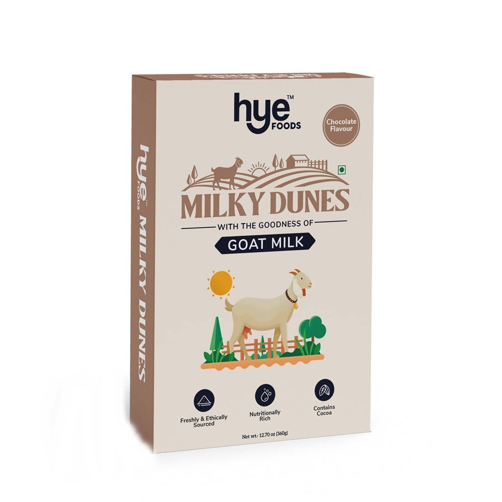 Buy Hye Foods Milky Dunes Goat Milk Powder - Chocolate Flavour from DrMediCart, Ship from India to USA