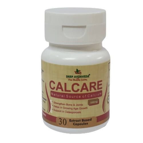 Buy Deep Ayurveda Calcare 500mg Veg Capsules from DrMediCart, Ship from India to USA