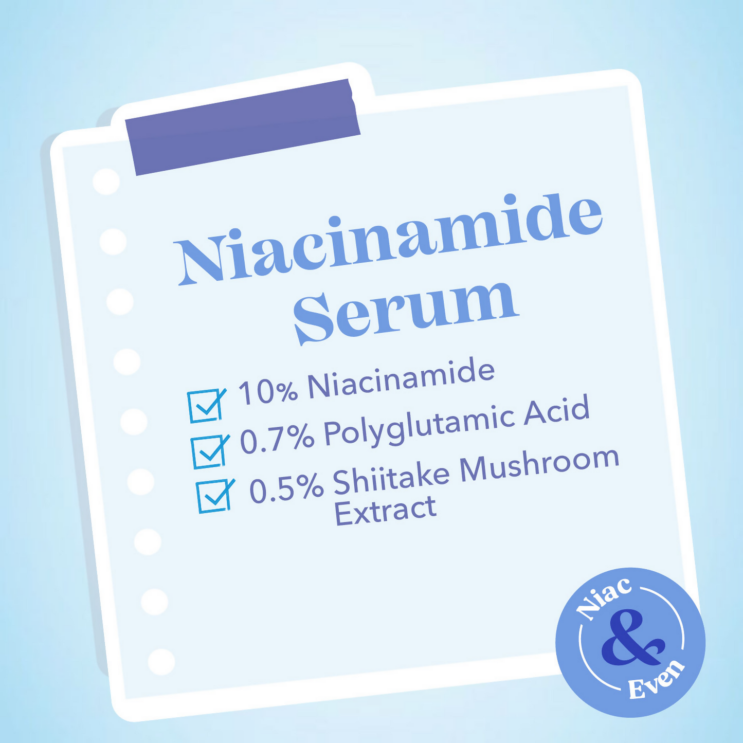 Blue Heaven 10% Niacinamide Serum For Glowing Skin