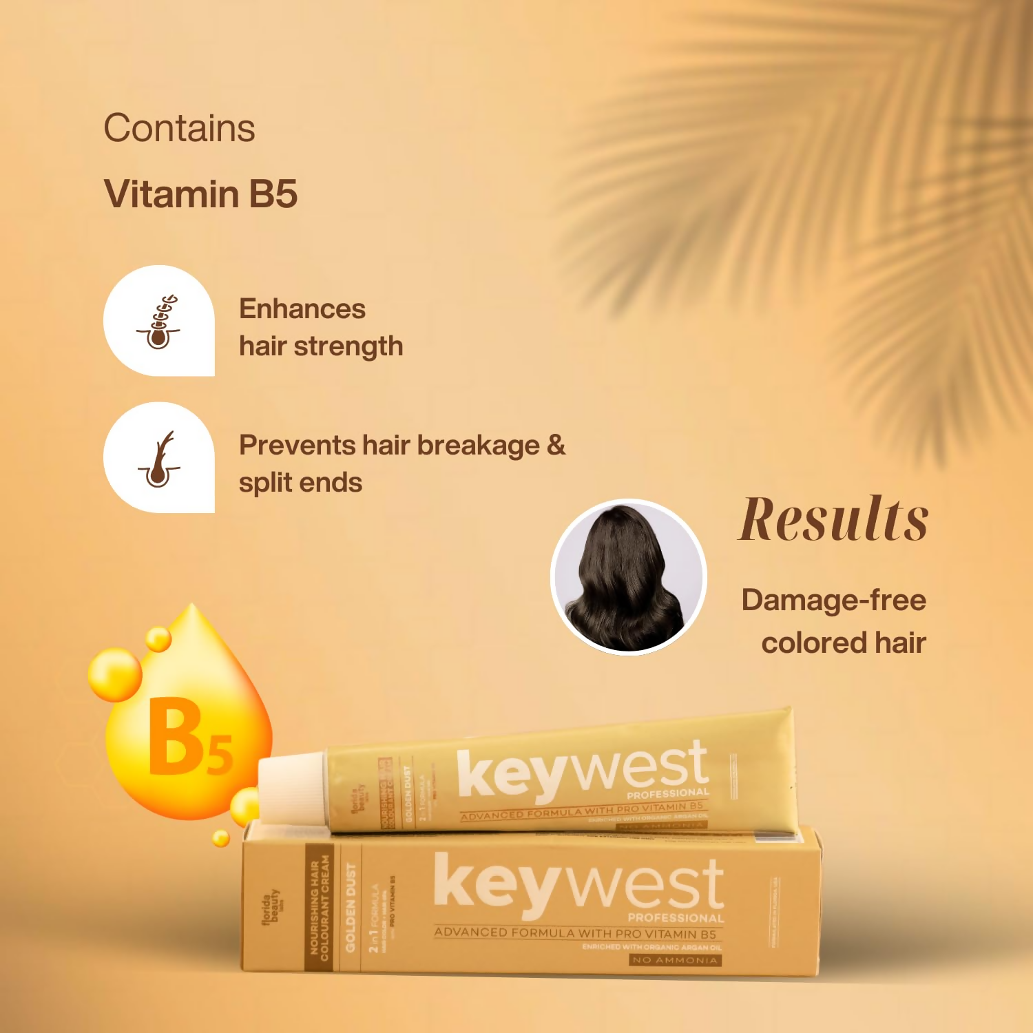 Keywest Professional Hair Color Tube - No. 3 Dark Brown