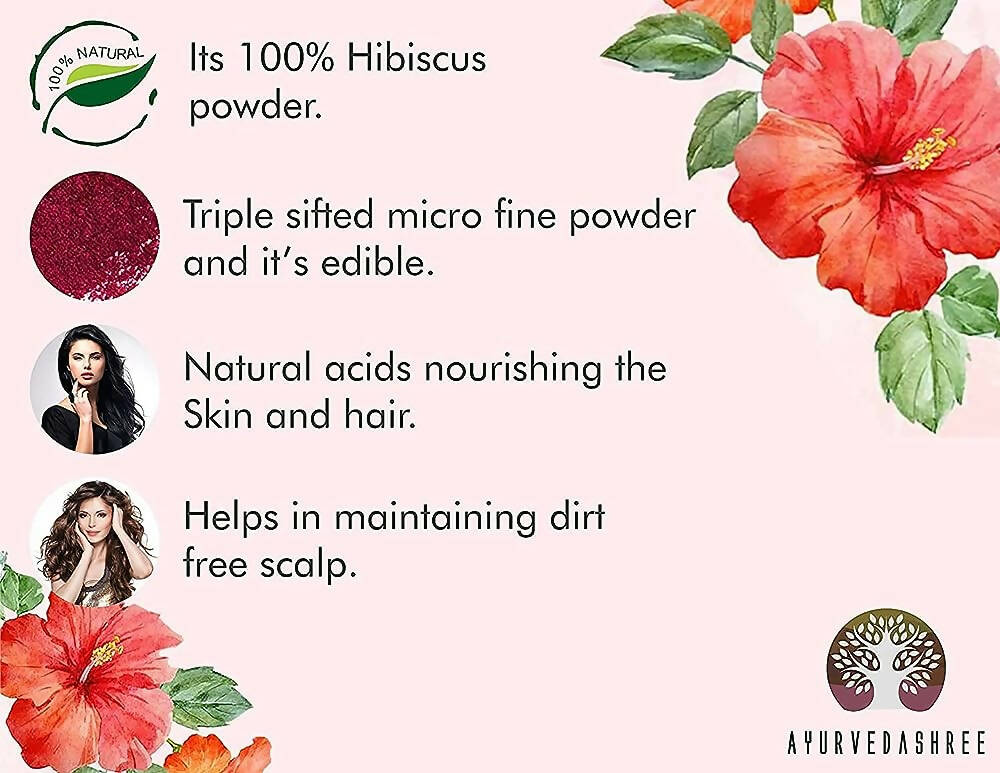 Ayurvedashree Hibiscus Flower Powder