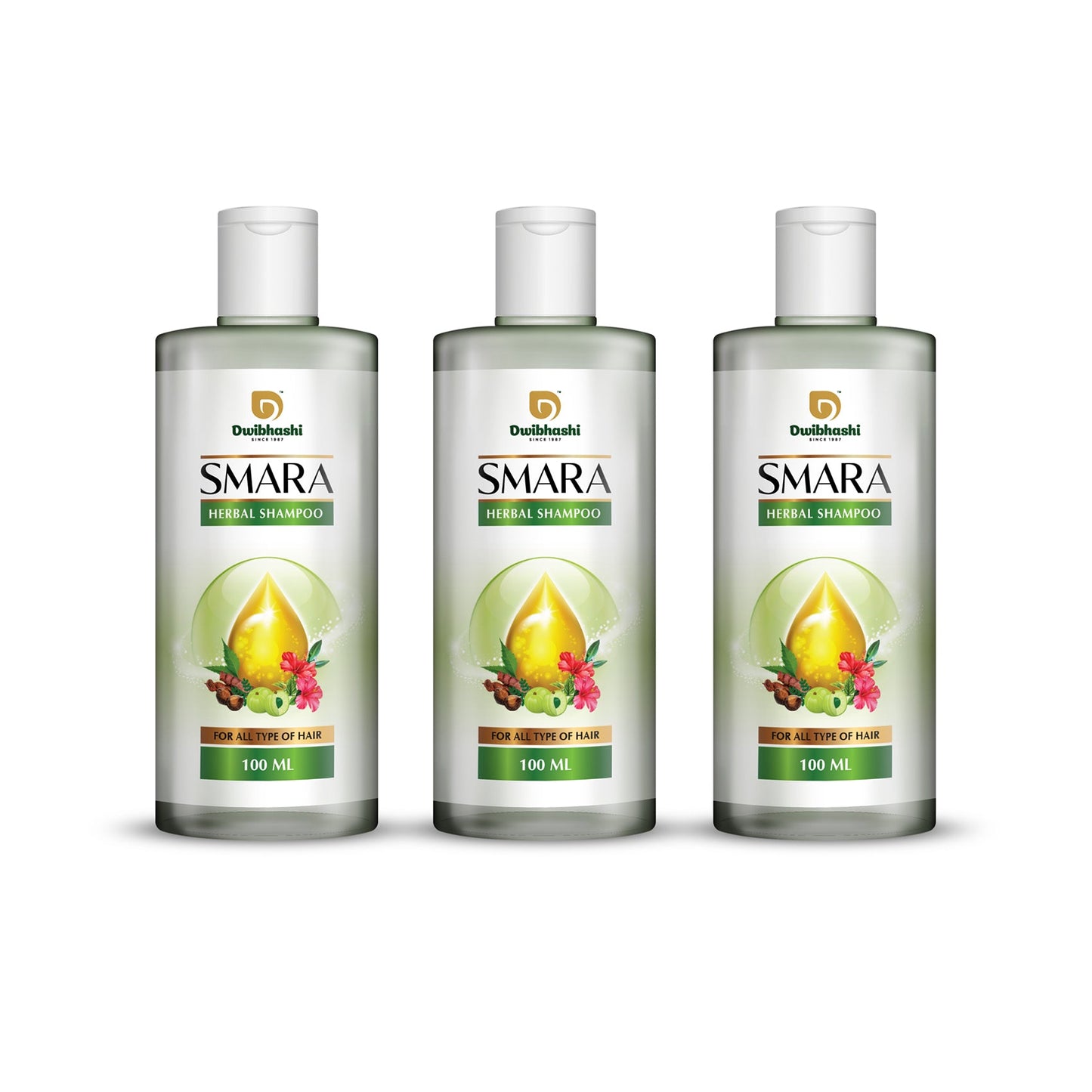 Dwibhashi Smara Herbal Shampoo