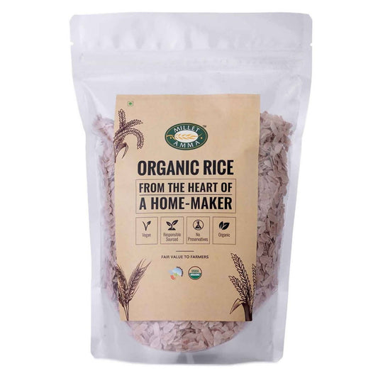 Buy Millet Amma Organic Red Rice Poha from DrMediCart, Ship from India to USA