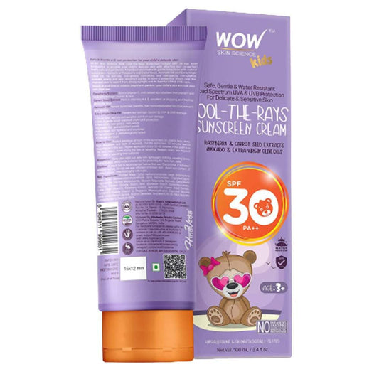 Buy Wow Skin Science Kids Cool-The-Rays Sunscreen Cream from DrMediCart, Ship from India to USA