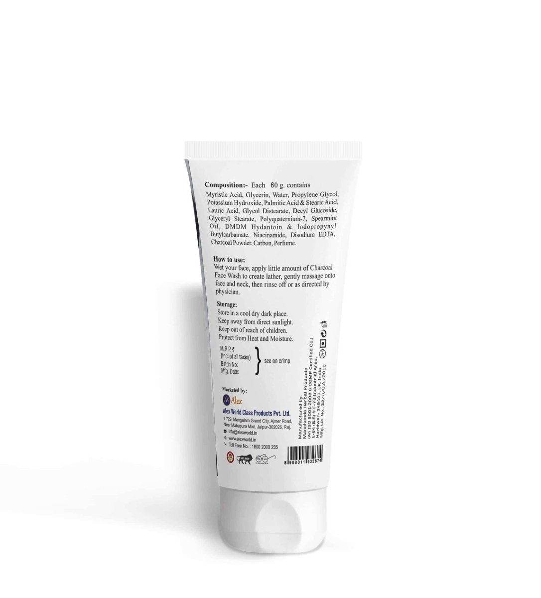 Alex Charcoal Face Wash